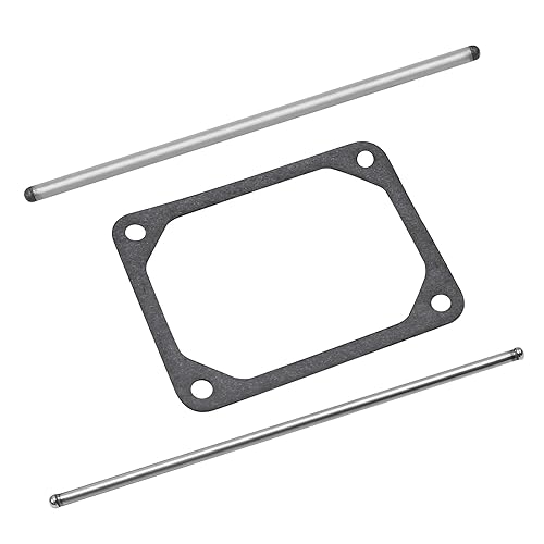 Miniatura 4 de Juego de varillas de empuje con tapa de válvula de repuesto para B & S 690981 690982 Acero y aluminio