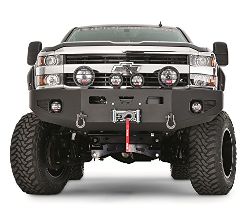 WARN 93472 Heavy Duty Front Bumper W/O Tubes - Chevy HD '14