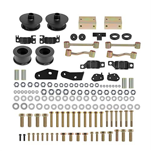 2.5' Lift Kit Front and Rear Suspension Leveling Kits with Coil Spring Spacers with Sway Bar Link fit for Jeep Wrangler JL JLU 2/4 Door 2018-2023 Unlimited, Sports, Sahara, Freedom