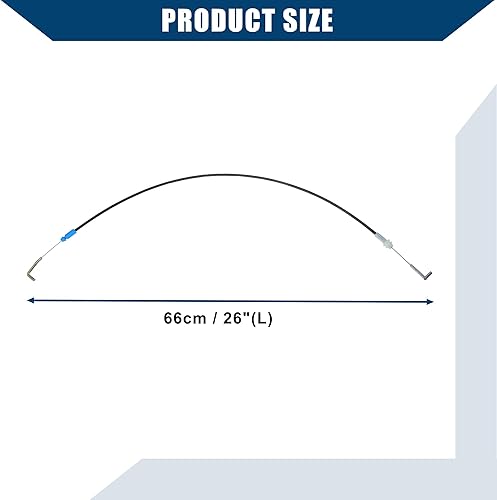 Miniatura 5 de 5165721AA - Cable de puerta delantera izquierdamanija interior para Ram 1500 2011-2018 para Ram 2500 2011-2023  Cable de liberación del pestillo de