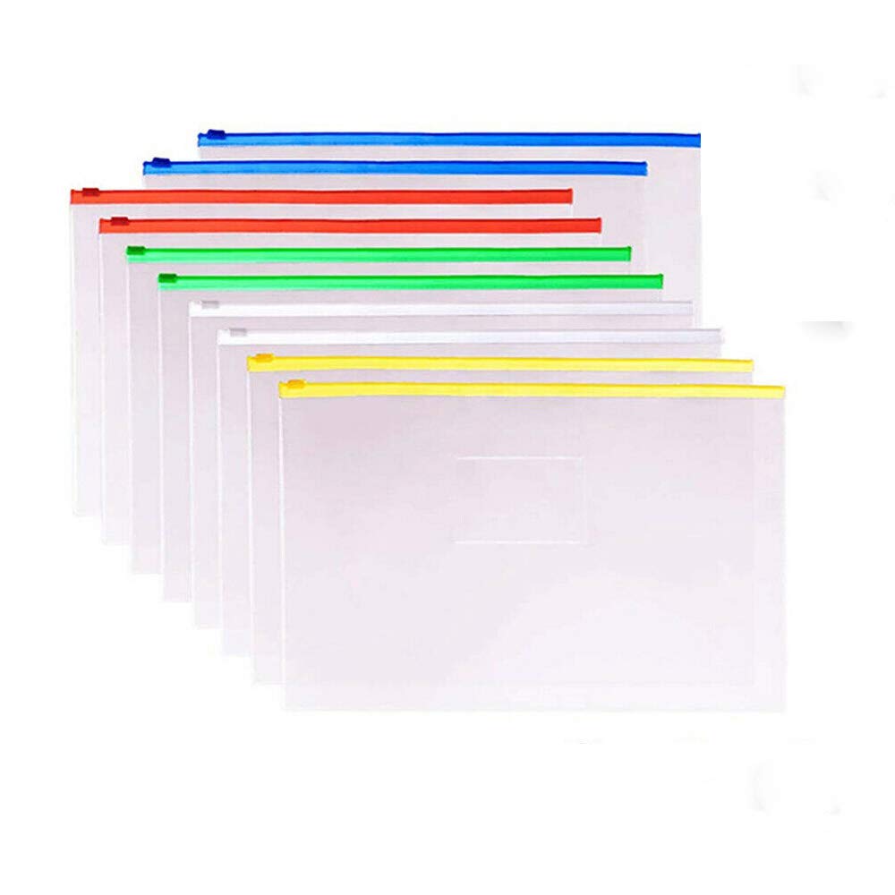 Supertool - Bolsas de archivo transparentes (20 unidades), color blanco