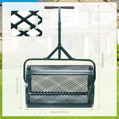 Esparcidor de Compost Robust 23.6 Pulgadas Ajustable miniatura 6