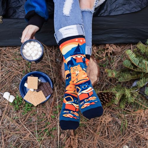 Image of Outdoors Socks Hiking Camping Gift for Nature Lovers Men & Women Holiday
