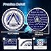 Sparkly Diamond 12 Year Sobriety Coin - 12 Steps Spin Triangle AA Coins - Clockwork Addiction Recovery AA Chips and Medallions - Celebrate 1-65 Prime Clean Alcoholics Anonymous Gifts for Men Women