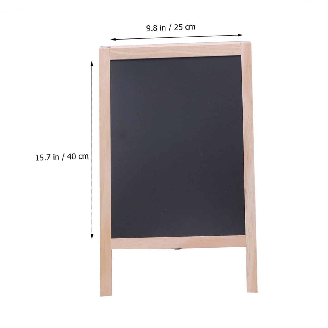 Mini Tableau Bois Double Face avec Chevalet pour Comptoir de Bar Tableau Daffichage et Ardoise pour Garçon Fille Support Stable pour Messages et Décoration Couleur Aléatoire