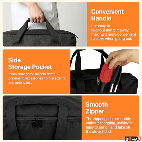 Image of Carry Bag for Blackstone 17 /22 Griddle with Hood and Stand, for Blackstone 5035 Carry Bag, Griddle Cover for Blackstones 22 inch Griddle with Lid and Stand 22 Inch Blackstones Grill Cover