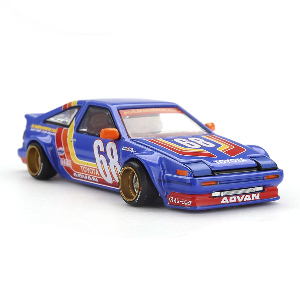 1:64 Diecast Model Car Compatible with Toyota AE86 Sprinter Trueno