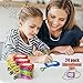 Giliger 24 pack Mini Magnetic Drawing Board keychain for backpack Erasable Sketch Toys bulk for Kids classroom Christmas gifts rewards party favors Goodie Bag Stocking (24 pcs draw keychain)