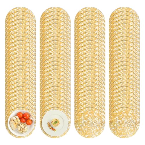 Salvamanteles dorados – 100 servilletas de comedor boda servilletas | Posavasos 33 cm papel dorado para boda, cumpleaños, restaurante, fiesta, reunión, casa, cocina, vacaciones, | Para cocina