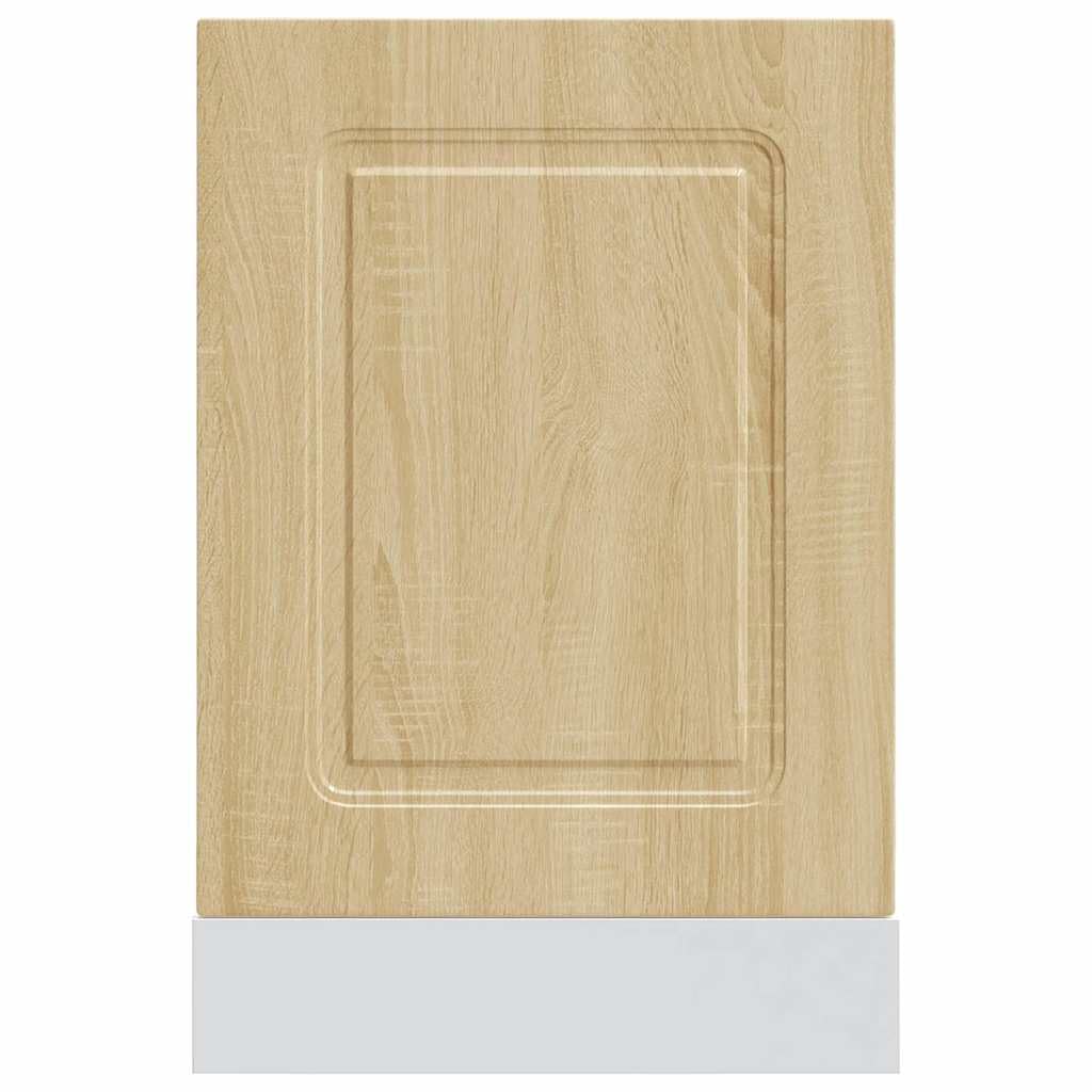 Panel para lavavajillas Kalmar Roble Sonoma 45x1,5x57 cm Mueble de Cocina protección Duradera y fácil de Limpiar diseño Atemporal para Armario, estantería, Vitrina