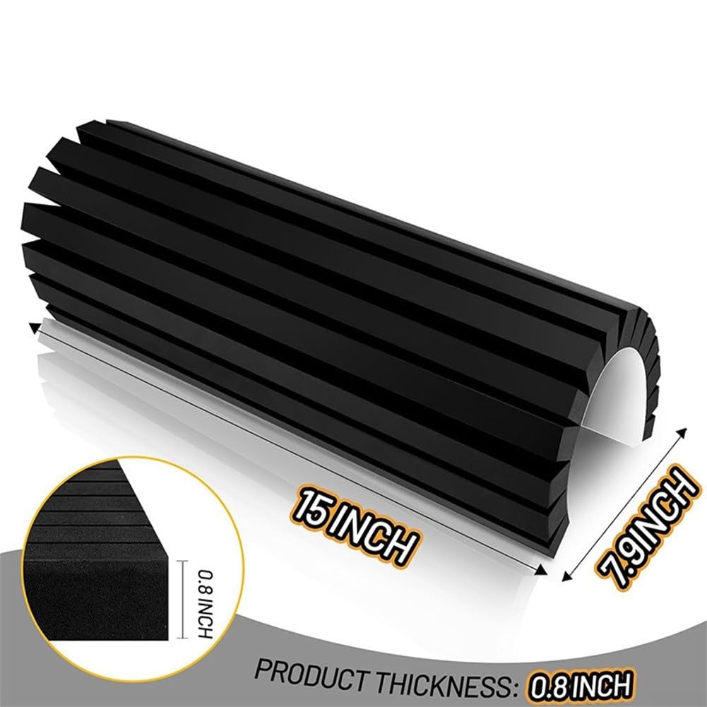 Lot de 4 protections murales de garage en mousse EVA avec dos solide, amortisseur anti-collision pour portes de voiture, idéal pour la sécurité de la maison, du garage et du parking