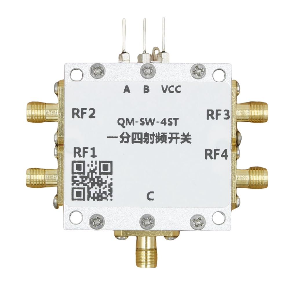 0,1-6 GHz HF-Schalter SP4T HF-Schalter Hochisolierter 1/4 Mikrowellen-Elektronikschalter HF-Schalter