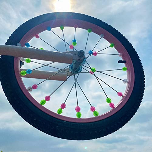Bike Spoke Beads Glow in The Dark That Make Noise- Plastic