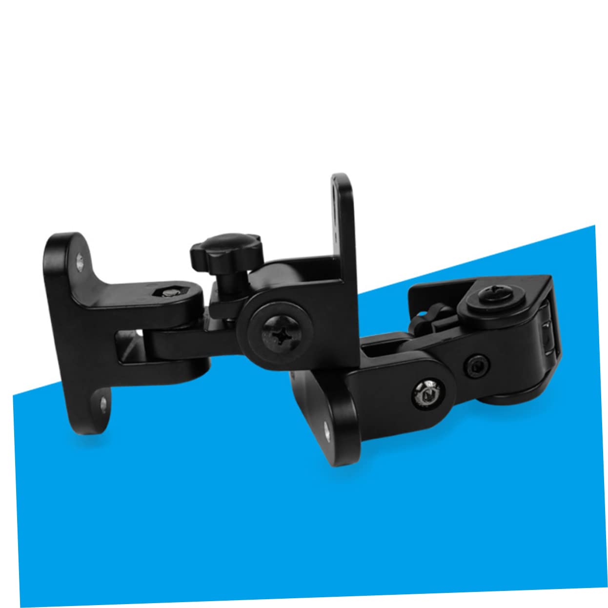 Homoyoyo Support Mural pour Haut-Parleur Alliage de Zinc Rotatif 180° Support D'enceinte pour Système Audio Surround