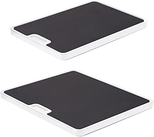 Nifty - Bandeja rodante para electrodomésticos medianos y grandes, color blanco, organizador de encimera de cocina para el hogar, sistema rodante