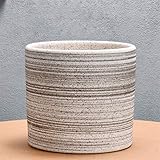 pflanzendünger selbst herstellen  YUXINYAN Blumentopf Balkon Blumentöpfe mit Drainage Große Studie Wohnzimmer Einfache Blumentopf Sukkulente Pflanzende Keramik Pot PflanzküBel AußEn (Size : Klein)
