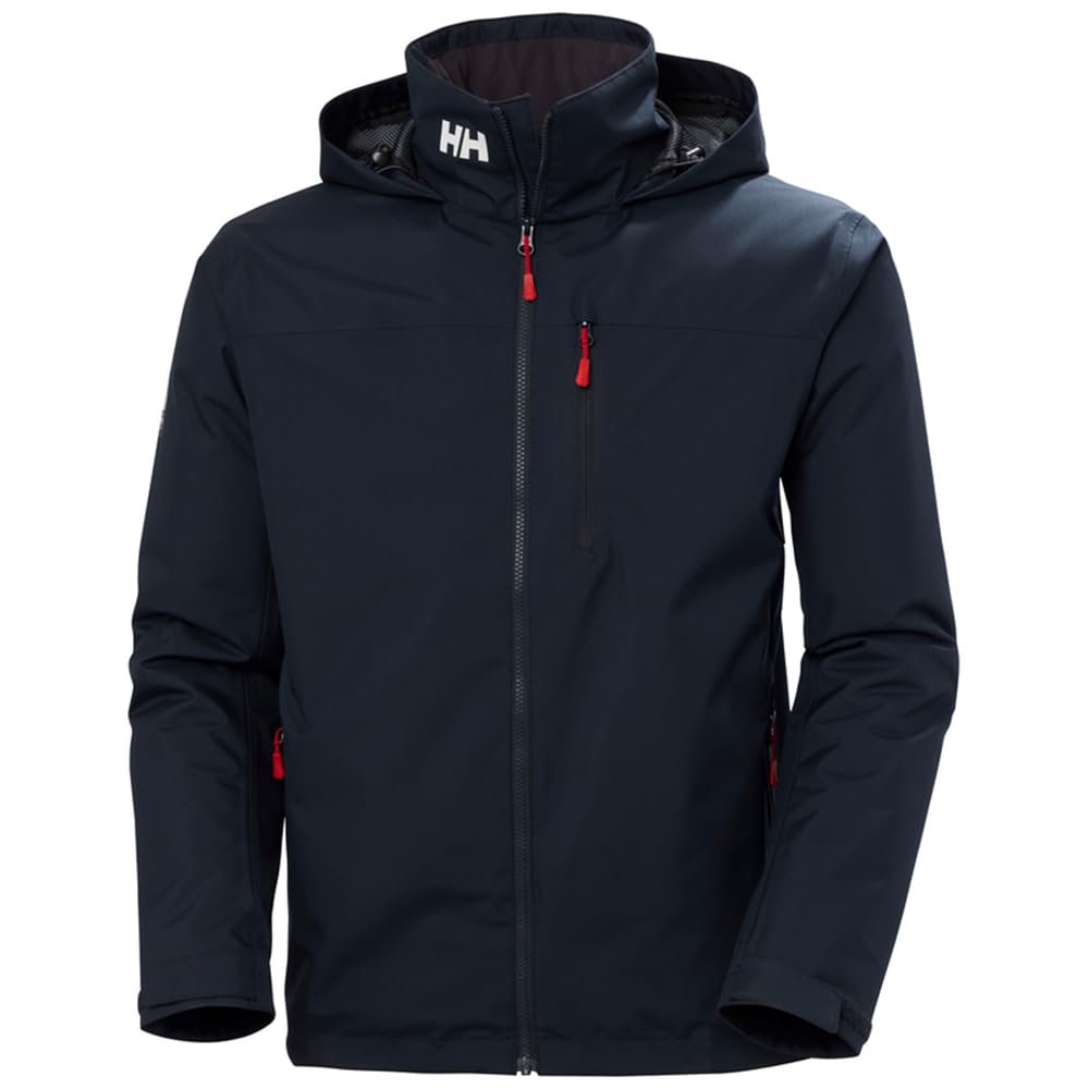 Helly Hansen Herren Midlayer Crew Jacke 2.0 mit Kapuze, Wasserdichte, Isolierte Outdoorjacke