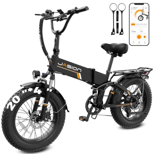 Image of Jasion X Hunter PRO /ST Electric Bike for Adults,1800 /1400W Peak 20''Fat Tire Foldable E Bikes,Folding Ebike Up to 80 /70 Miles Range 30 MPH,720 /624WH Removable Battery,Certified by UL2849