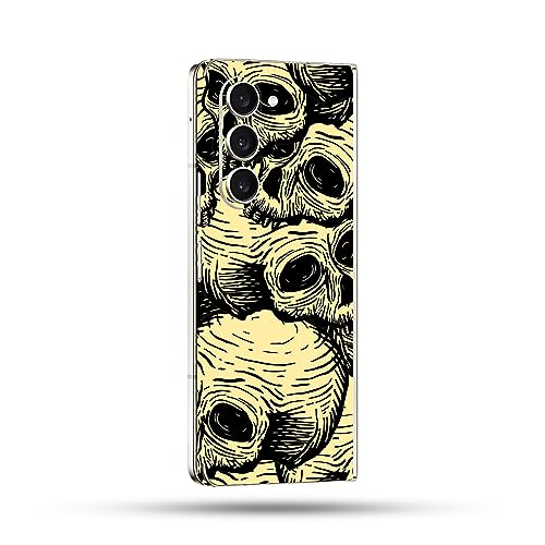 Image of MightySkins Skin Compatible with Samsung Galaxy Z Fold 5 Full Wrap - Puppy Fall | Protective, Durable, and Unique Vinyl Decal wrap Cover | Easy to Apply, Remove, and Change Styles | Made in The USA