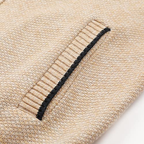 Cardigan da uomo lavorato a maglia, maglione