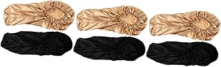 FOMIYES Touca De Dormir De Seda Longa Com Fivela De 6 Peças Para Mulheres Gorro De Cabelo De Seda Chapéus Femininos Touca De Dormir Para Tranças Toucas De Banho Chapéus De Banho Toucas