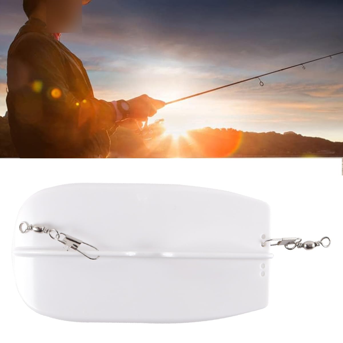 Tabla de buceo de arrastre ajustable con anilla: plataforma artificial para pesca de profundidad