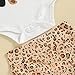 CHAUKAREAUL 1st Birthday Girl Outfit Short Sleeve Wild One Romper Bodysuit Leopard Print Shorts One Year Old Summer Clothes