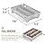 5" x 8" Pellet Smoker Tray 12 Hours of Billowing Smoke, Smoker Box for Gas Grilling,Cold Smoker Generator for BBQ,like Grill Tube BBQ Smoker Perfect for Hot Cold Meat, Cheese, Fish and Pork Smoking