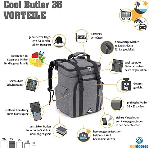 outdoorer Plecak chłodzący Cool Butler 35 plecak chłodzący