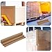 NUOBESTY 24pcs Paper Corner Protectors for Carton Packaging, L-shaped Cardboard Edge Guards 0.5m, Furniture Packaging Corner Protector for Shipping Boxes, Industrial Shipping Supplies