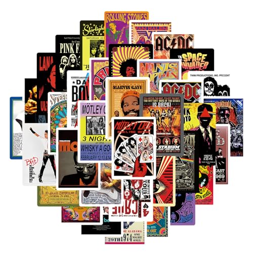 YUZHEDM Posters Para Pared Pegatinas 50 Hojas 4,6 X 6,5 cm,