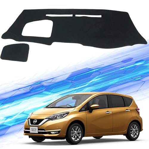 WeCar ダッシュボードマット 日産 ノート E12 用 専用設計 NOTE E12/HE12/NE12/SNE12型 (2012.9-2020.11) ダッシュマット ダッシュボードカバー 紫外線パッド ズレ防止 滑り止め付き 日焼け対策 車種専用設計