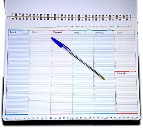 tipome.com - Bloc de planificación de 32 x 25 cm (francés)