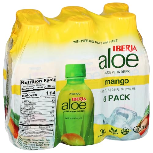 Iberia Aloe Vera Juice Drink Mango 6-pack