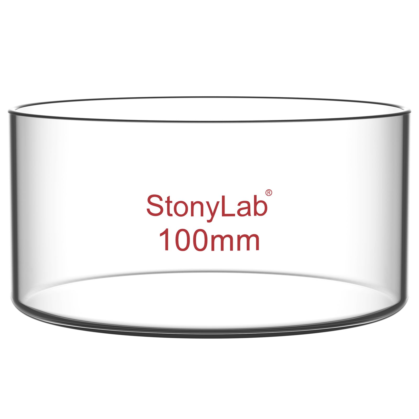 stonylab Crystallizing Dish, Thick-Wall High Borosilicate Glass Crystallizing Dishes for Crystallization and Evaporation Lab Glassware, Flat Bottom, No Spout, O.D. 80 mm, 100 ml — Amazon image 9