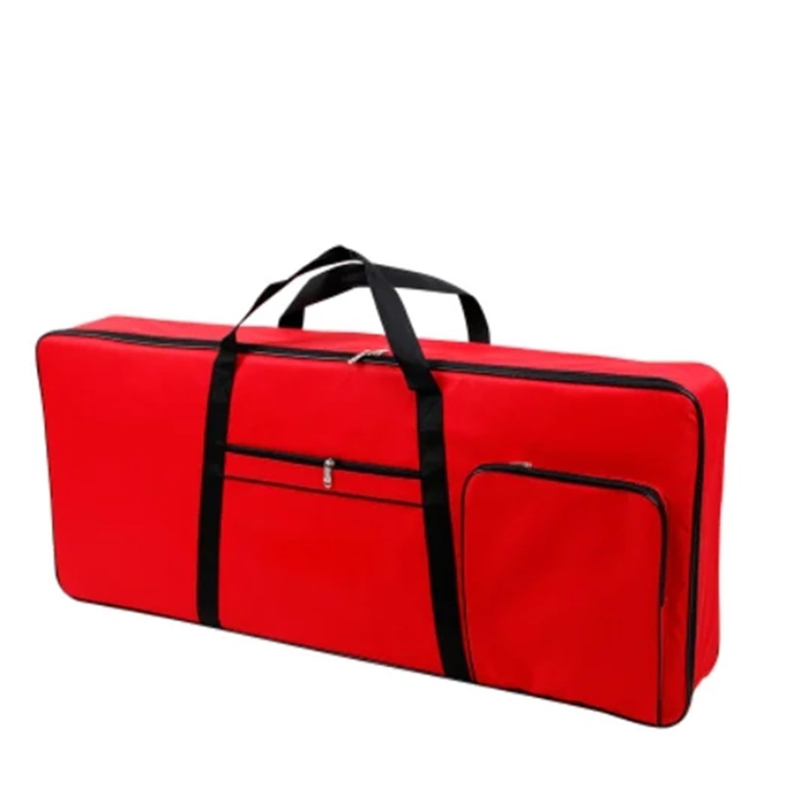 Bolsa para Teclado De Piano Bolsa de Nailon Impermeable for Mochila con 61 teclados, Funda for Piano Electrónico, Bolsa for órganos electrónicos para Piano(Red)