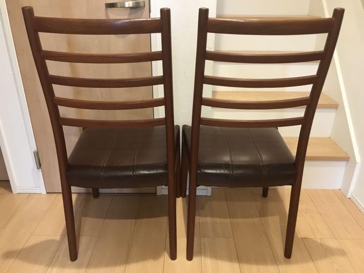 北欧ミッドセンチュリー デザイン青林製作所チーク製チェア1脚①