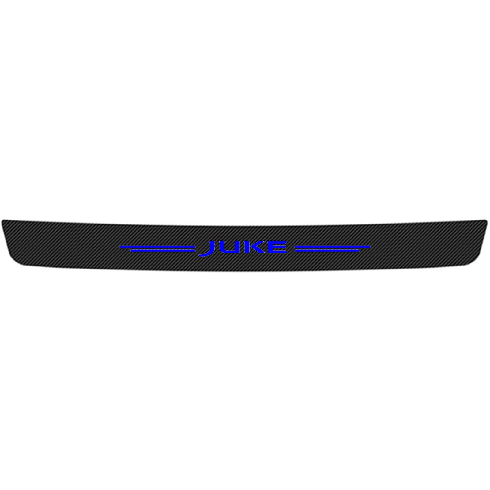 Klhywen Blue Car Rear Bumper Protectors For Nis-San Juke, 90Cm Tailgate Trim Strip Trunk Door Sill Edge Guard Carbon Fiber Anti-Scratch Sticker Styling Accessories,