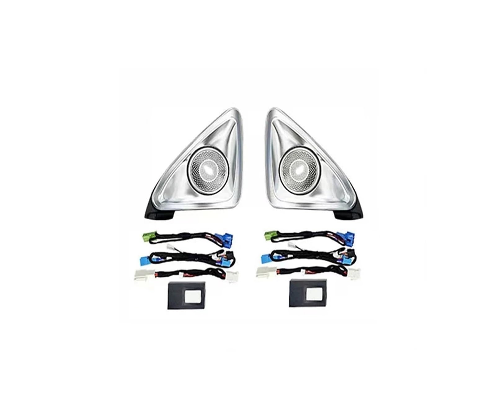 64 Color Colorful Rotary Tweeter Synchronize The Color Change Compatible with Mercedes Benz A-Class W177 2019-2023 Models