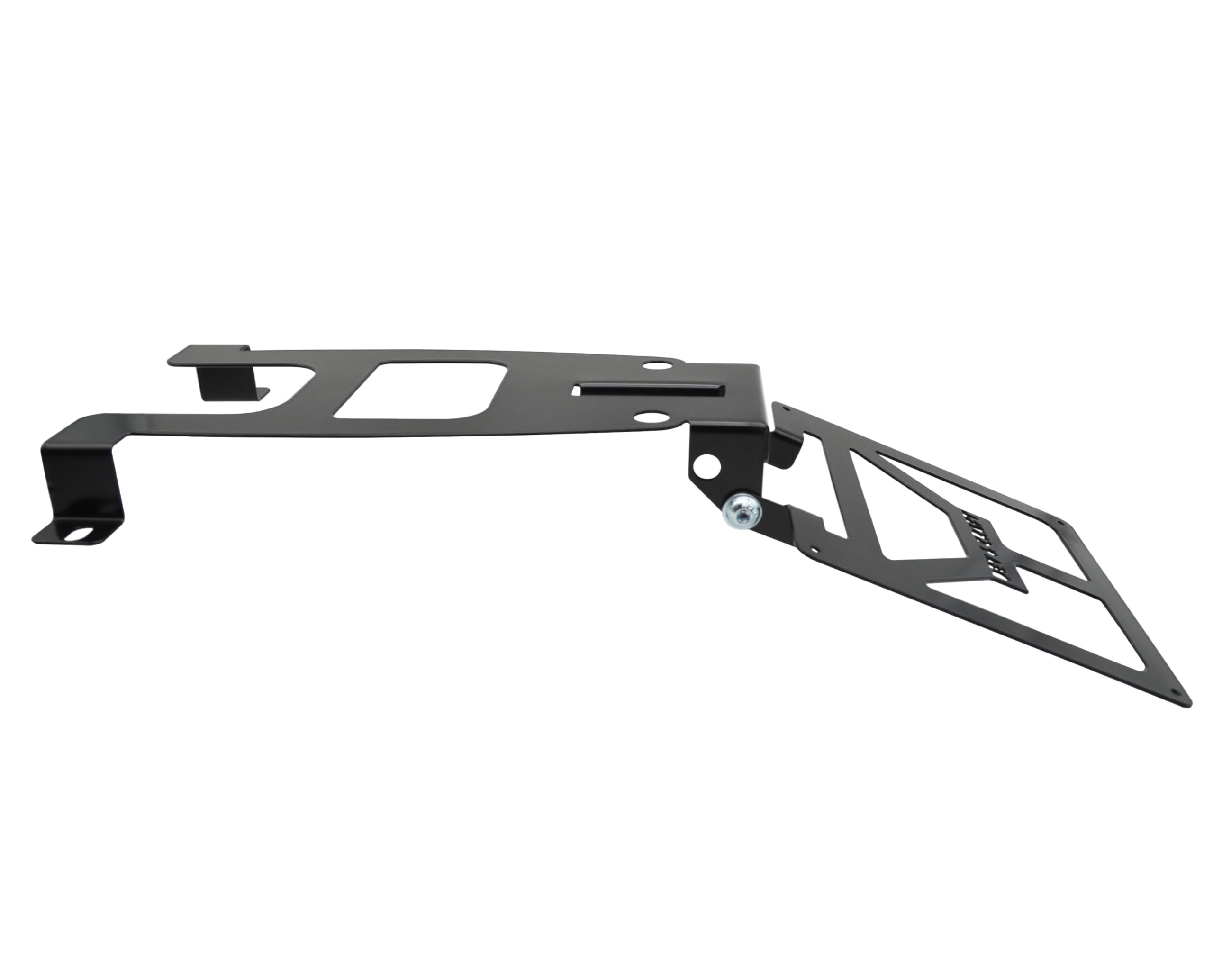 Portatarga Pieghevole per KTM EXC 2005-2007 Motard Moto Enduro (Verniciatura Nera)