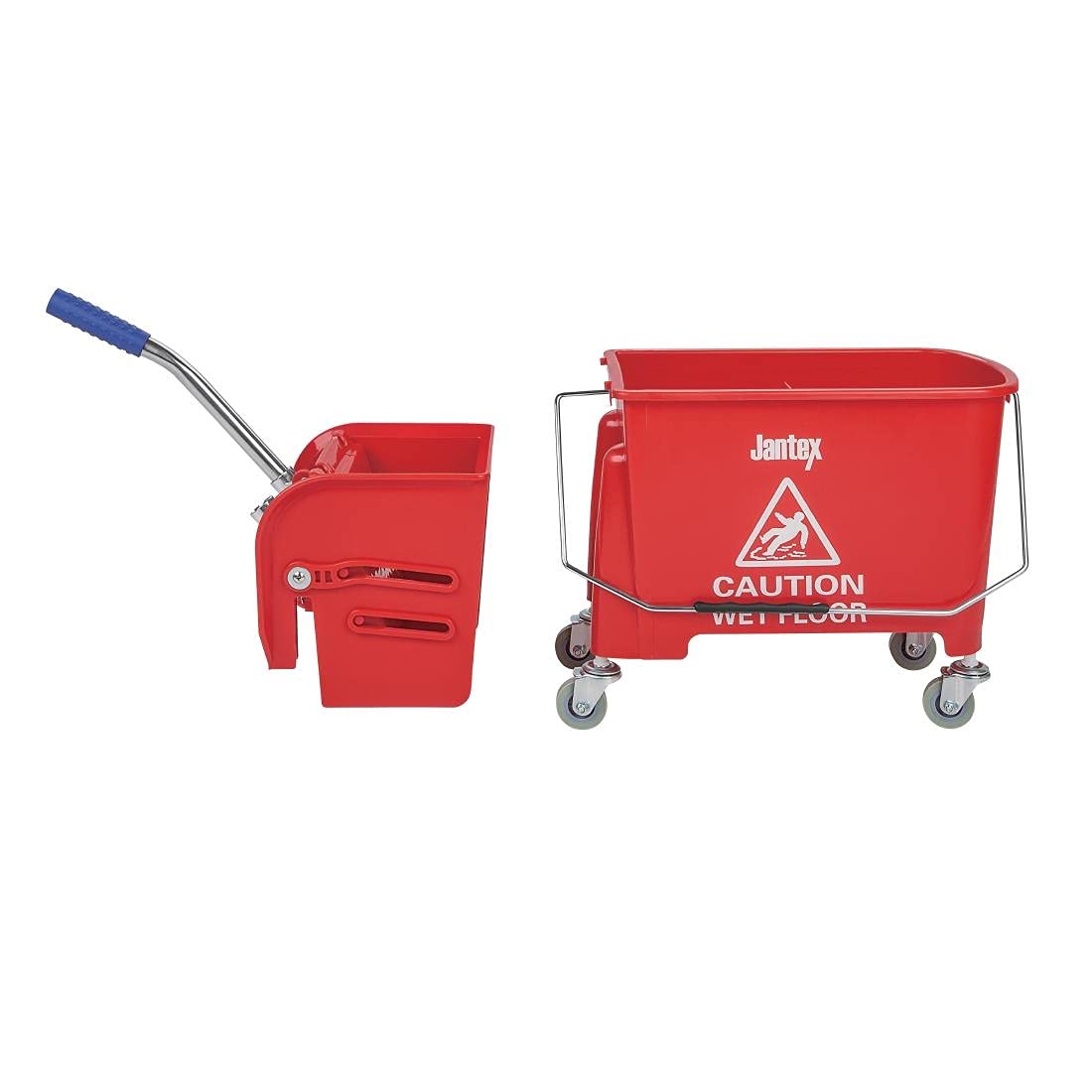 Jantex DL912 cubo y escurridor, 20 L, color rojo