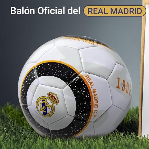 Real Madrid Balón Escudo Desde 1902 Galáctico Talla 5 Producto Oficial - imagen 4
