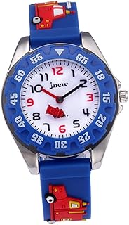 Crianças Assistem Relógio Relógios Relógio De Pulso Relógio De Pulso Desenhos Animados Relógio De Quartzo Pulseira À Prova De Água Menino Relógio Azul Relógio Relógio Analógico