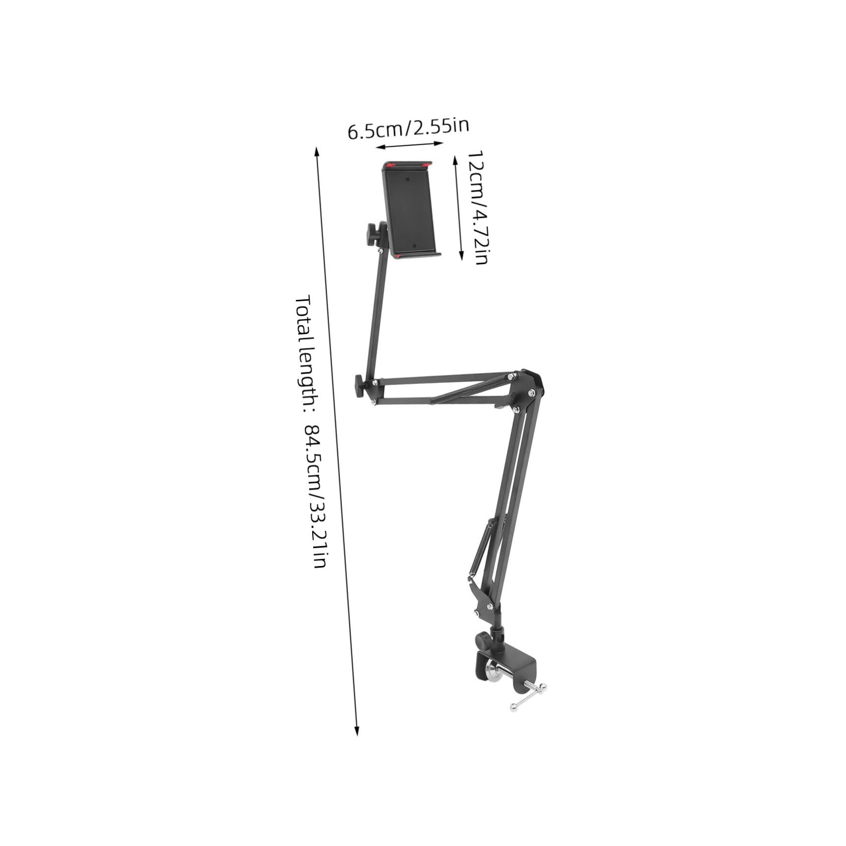 UKCOCO 1pezzi Supporto per Telefono e Tablet Staffa per Scrivania Robusta e Stabile Facile da Installare e Trasportare