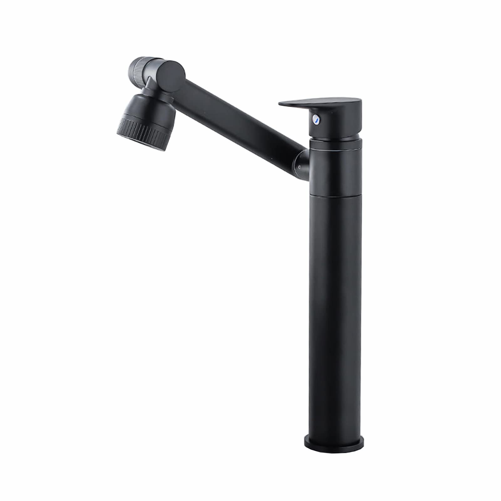 Robinet mitigeur de lavabo double mode jet avec bec rotatif 360°