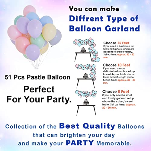 Image of Party Propz Unicorn Theme Birthday Decoration Kit - 66 Pcs Combo for 2nd Birthday Decorations for Girls with Pastel Balloons, Unicorn Foil Balloons, Number 2 Balloon, Banner & Curtains