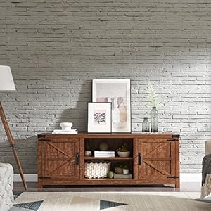 T4treamfarmhousetvstandfortvsupto75incheswoodbarndoormediatelevisionconsoletablewithstoragecabinetseasyassemblymodernentertainmentcenterforlivingroomreclaimedbarnwood Urban Country Home Decor T4tream farmhouse tv stand for tvs up to 75 inches wood barn door media television console table with storage cabinets easy assembly modern entertainment center for living room reclaimed barnwood urban country home decor