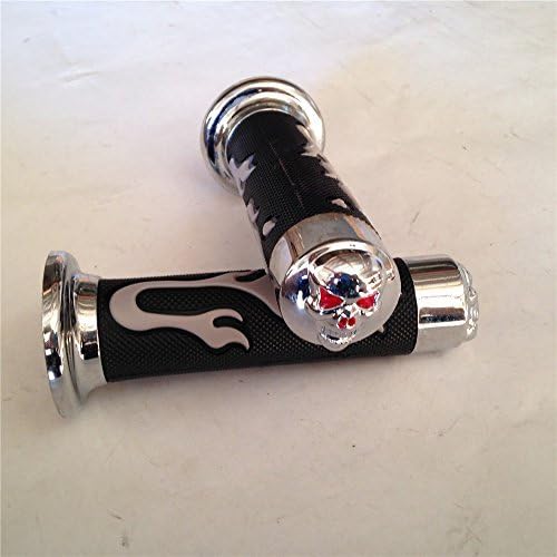 XKMT-Flame Gel Style Thinner Wall Grips Skull Grey ATV Quad Compatible con KAWASAKI POLARIS SEADOO BOMBARDIER Jet SKI FOREMAN RECON RINCON Brute XKMT-Flame Gel Style Thinner Wall Grips Skull Grey ATV Quad Compatible con KAWASAKI POLARIS SEADOO BOMBARDIER Jet SKI FOREMAN RECON RINCON Brute