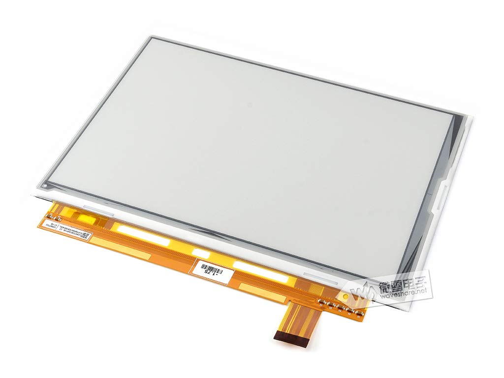 Display Raw E-Ink da 9,7 pollici compatibile con schede Raspberry Pi Series Risoluzione 1200x825 con porta parallela senza PCB Supporta aggiornamento parziale