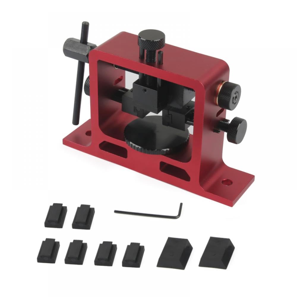 Herramienta de Ajuste de mira Trasera Universal montable de Alta Resistencia Compatible con Varios Modelos(Red)